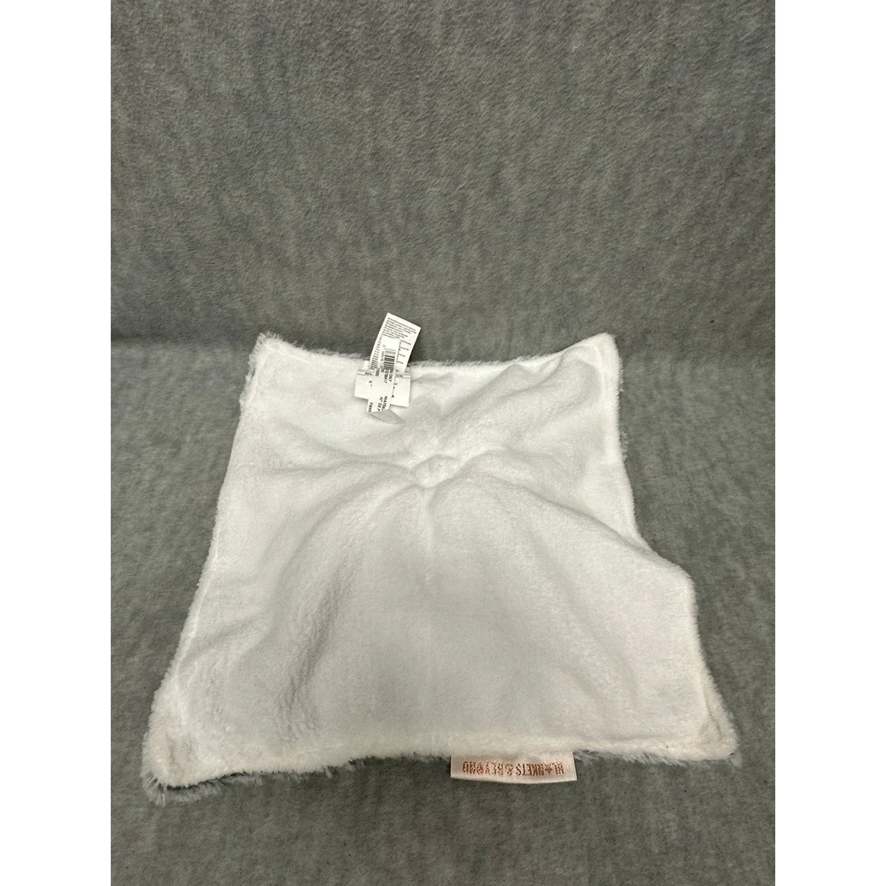 NuNu Blankets & Beyond Elephant Security Blanket Gray Plush Faux‎ Fur Lovey NWT